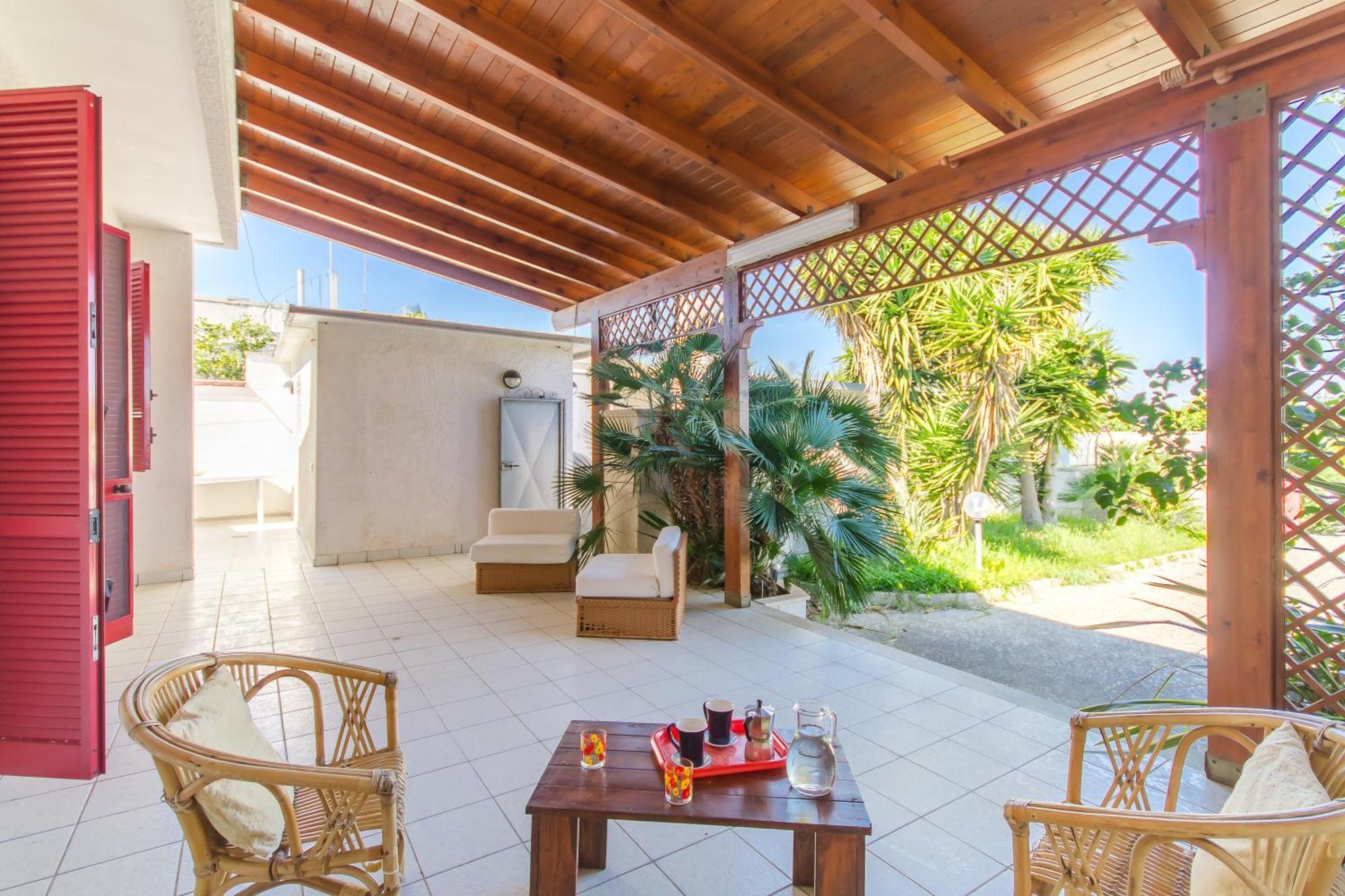 Villetta Rossa With Garden - Happy Rentals Melendugno Exterior foto